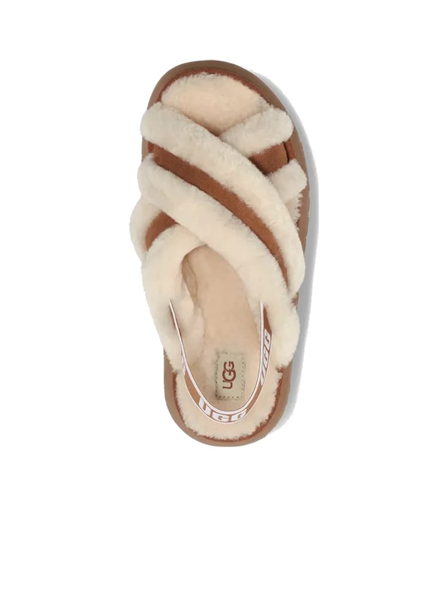 UGG W Disco Cross Slide Chestnut — фото 5