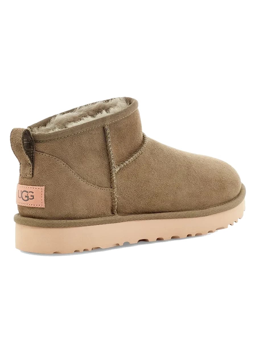 UGG Classic Ultra Mini II Khaki — фото 4