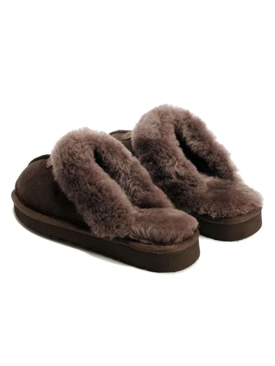 UGG Slippers Scufette Chocolate — фото 2