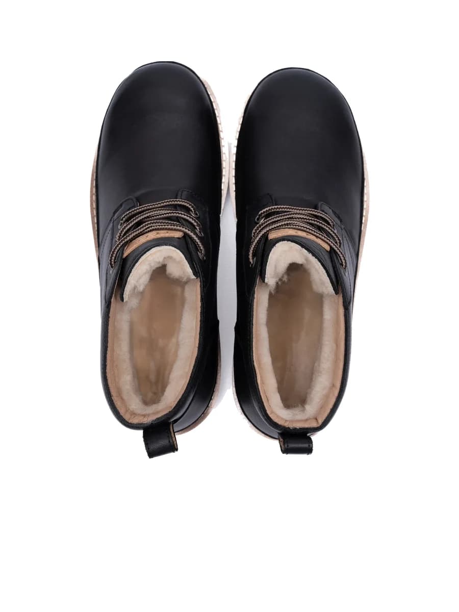 Ugg Mens Neumel Gentleman Leather Black — фото 4