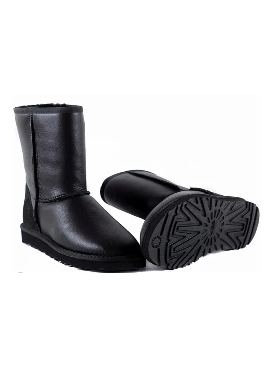 UGG Classic Short Metallic Black — фото 2