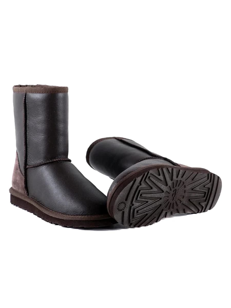 UGG Classic Short Metallic Chocolate — фото 2