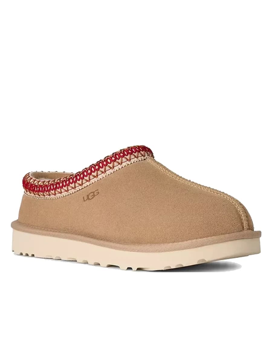 UGG Tasman Slippers Sand Dark Cherry — фото 2