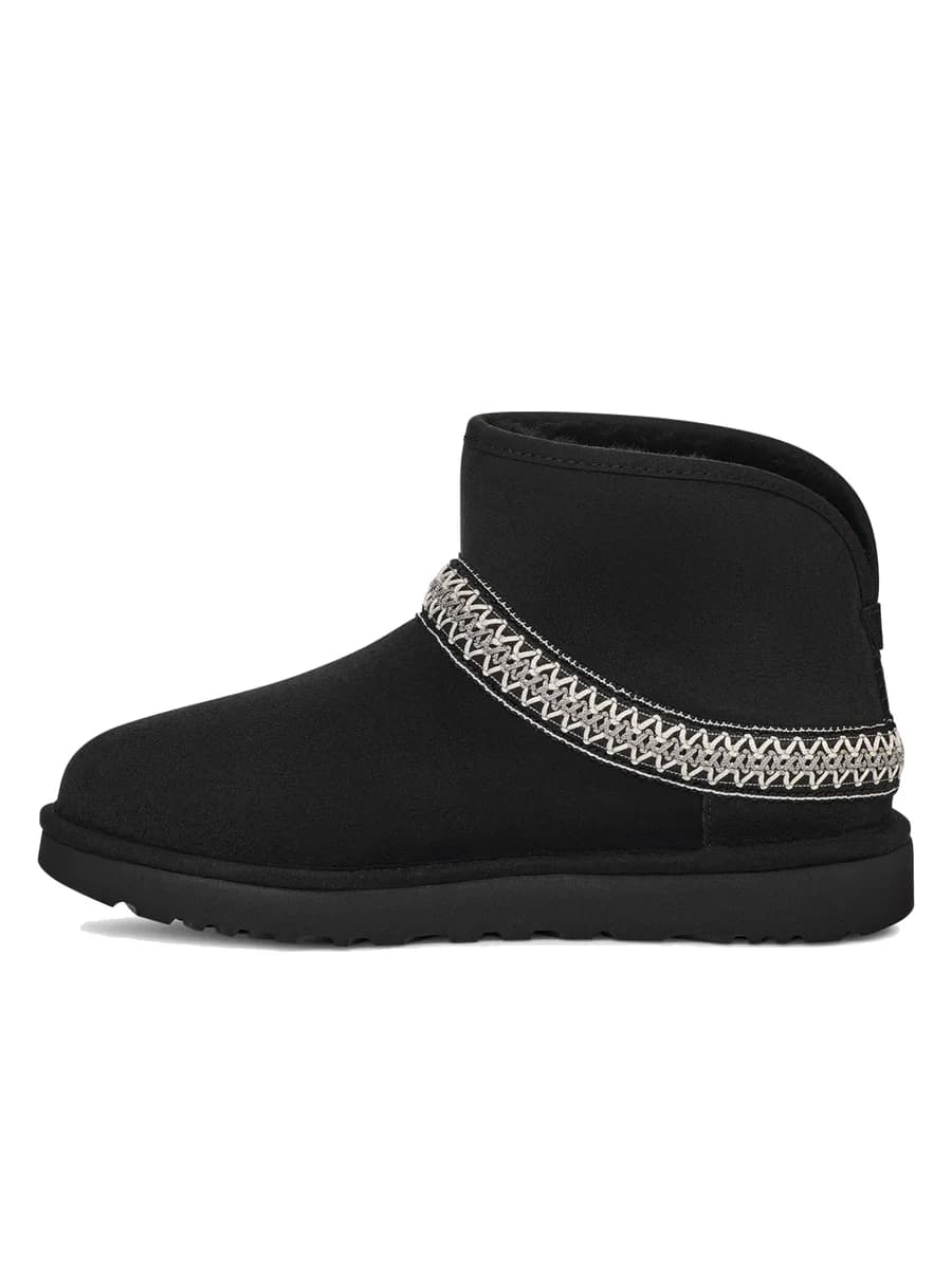 UGG Classic Mini Cresent Black — фото 3