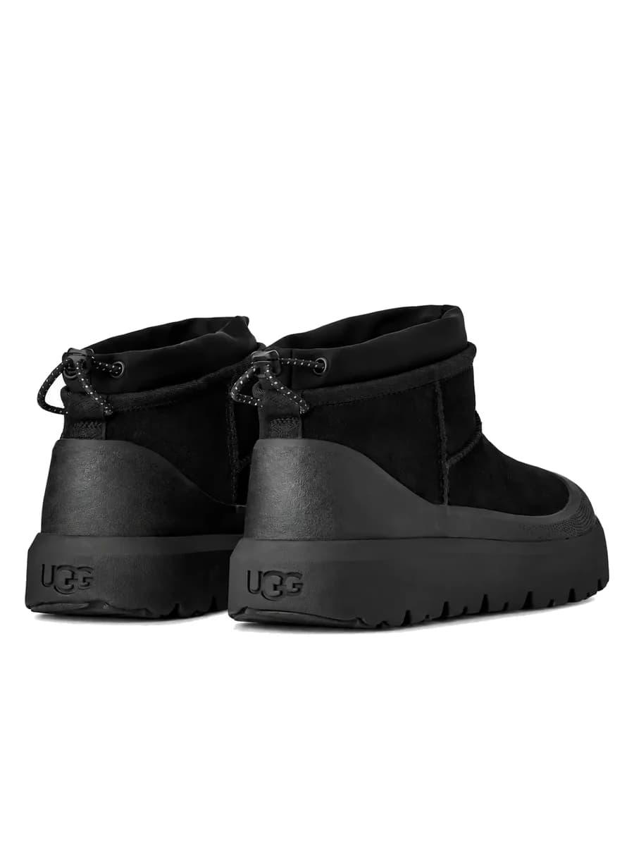 UGG Mens Classic Ultra Mini Weather Hybrid Black — фото 4