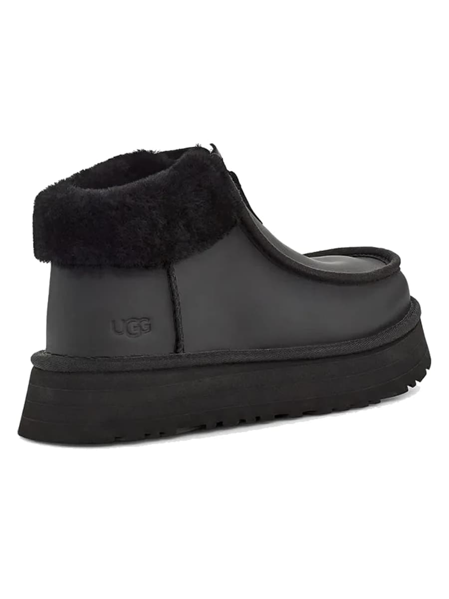 UGG Funkette Platform Leather Black — фото 4