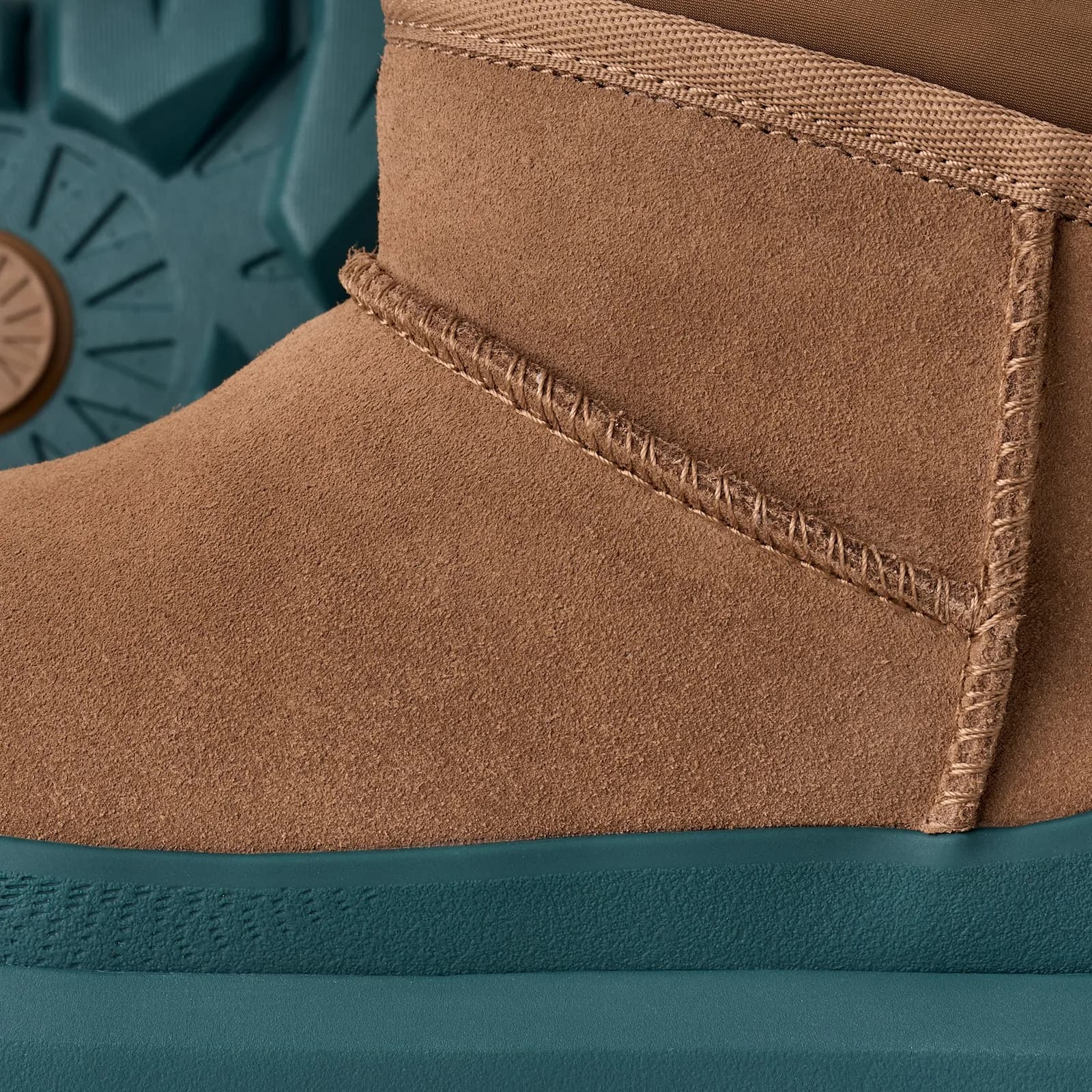 UGG Classic Ultra Mini Weather Hybrid Chestnut Marina Blue — фото 5