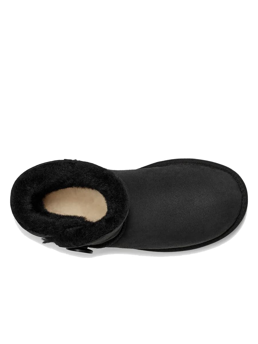 UGG Mini Bailey Button II Black — фото 5