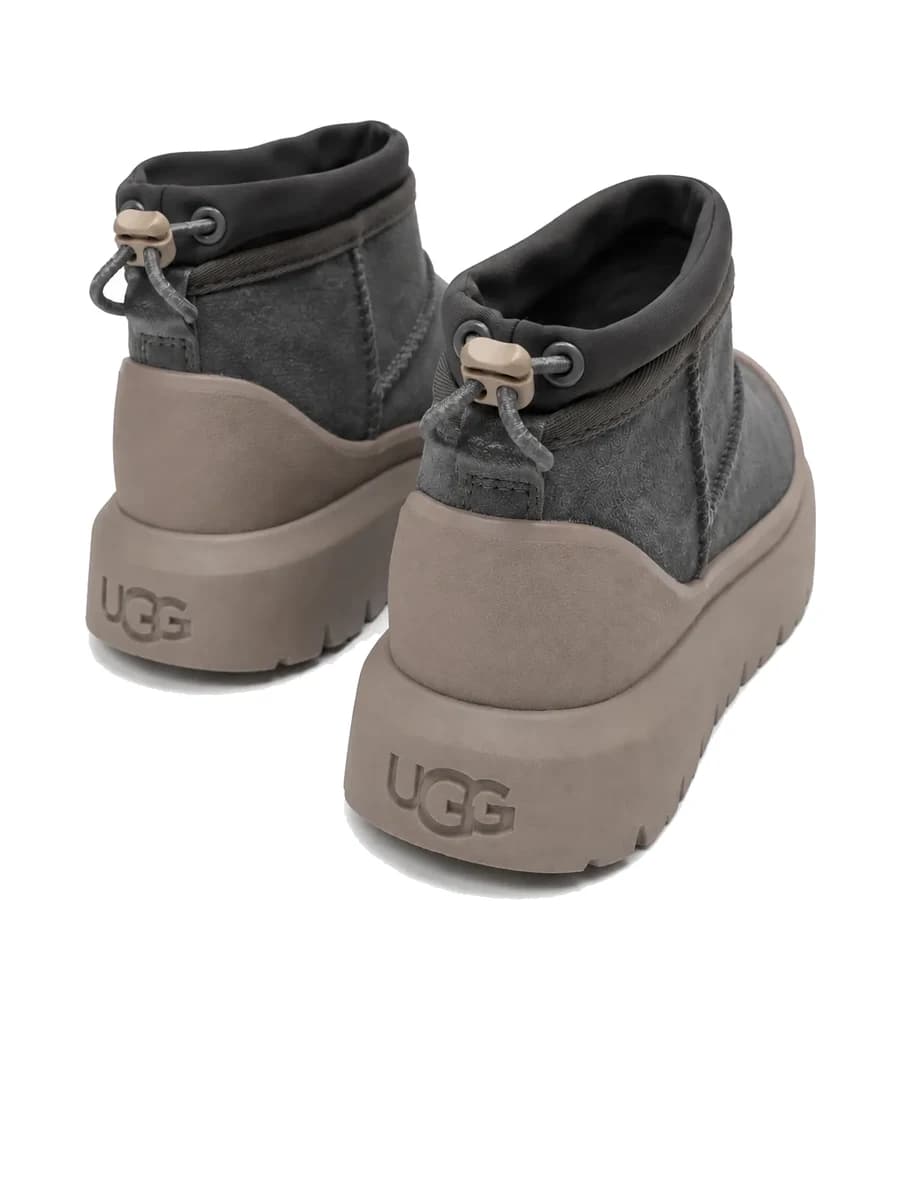 UGG Classic Ultra Mini Weather Hybrid Cobble Grey — фото 4