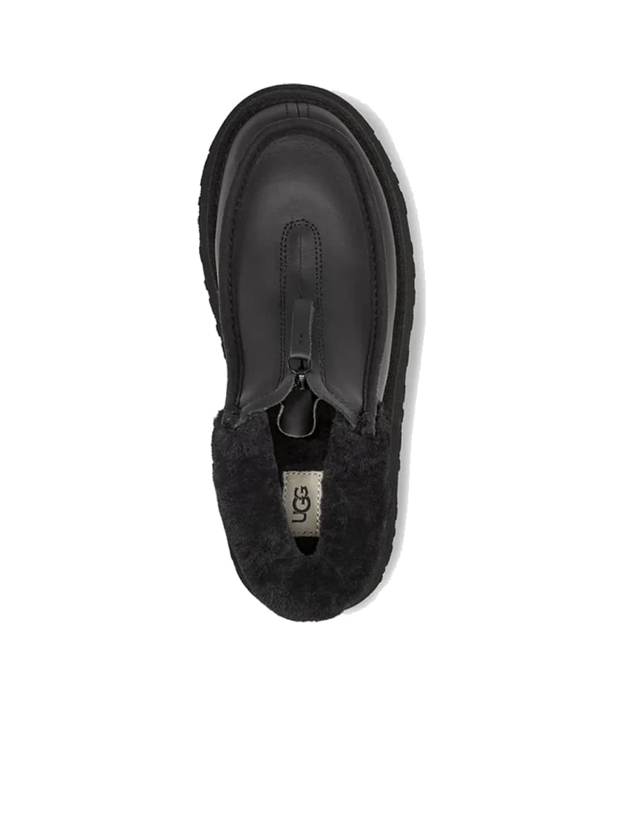 UGG Funkette Platform Leather Black — фото 5