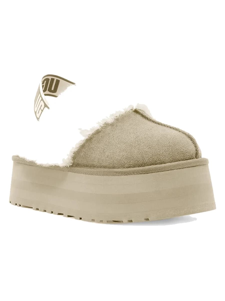 UGG Funkette Suede Platform Sand — фото 2
