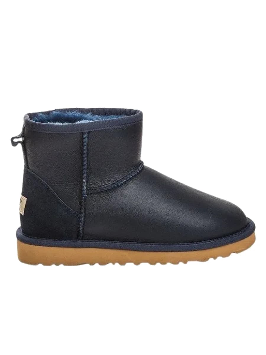 UGG Classic Mini Metallic Navy — фото 3