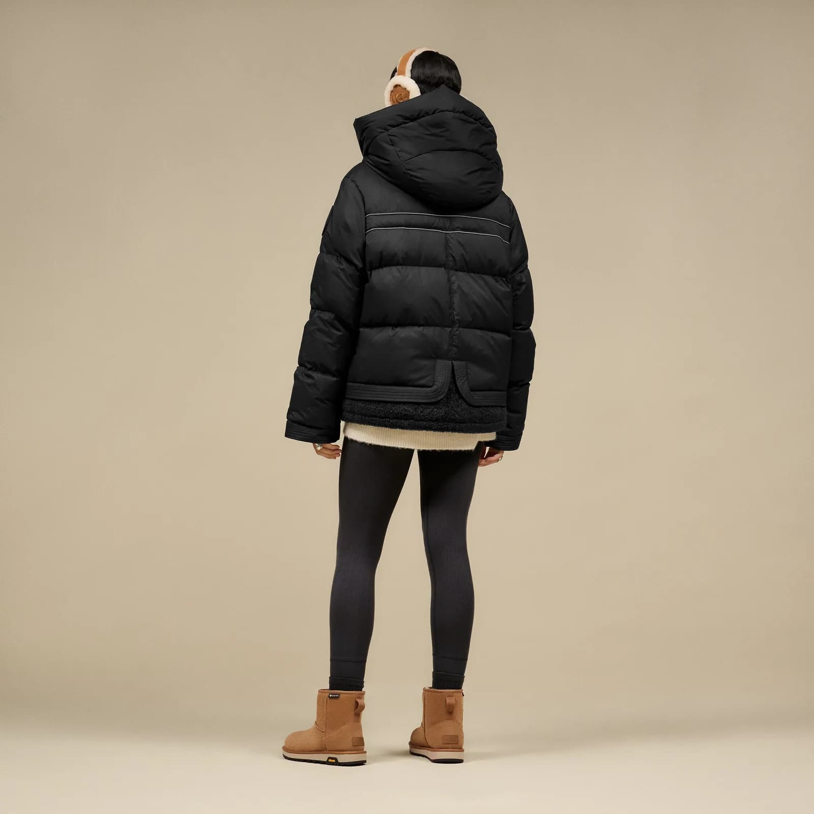 UGG Sheepskin Embroidery Earmuff Chestnut — фото 4