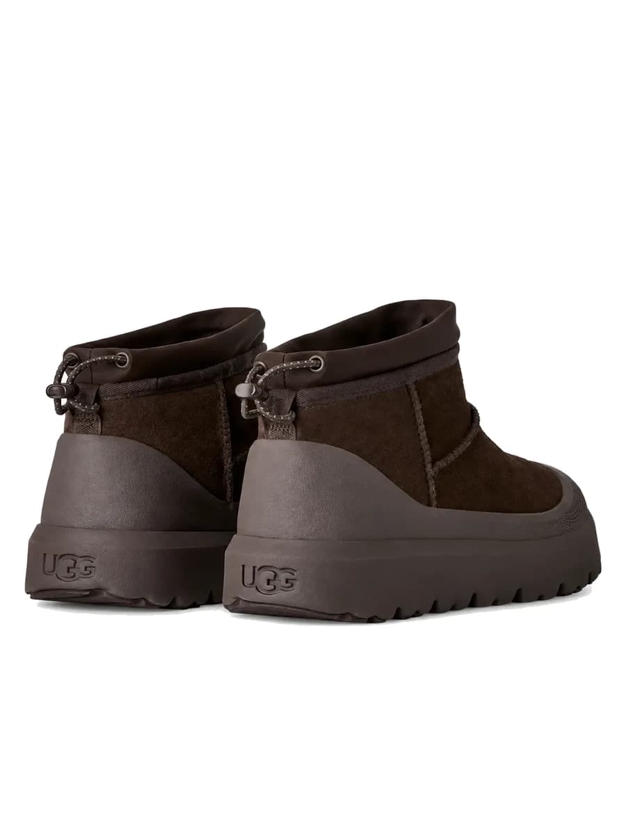 UGG Mens Classic Ultra Mini Weather Hybrid Chocolate — фото 4