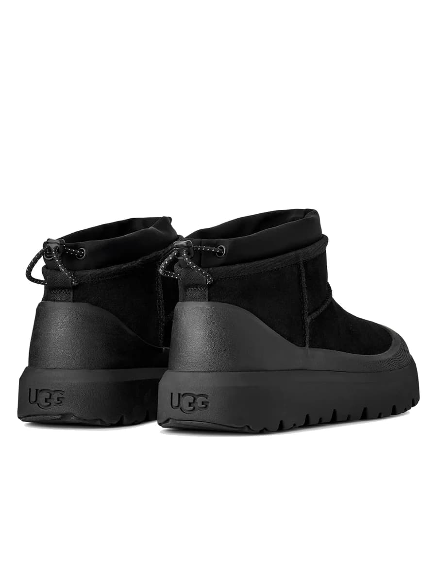 UGG Classic Ultra Mini Weather Hybrid Black — фото 4