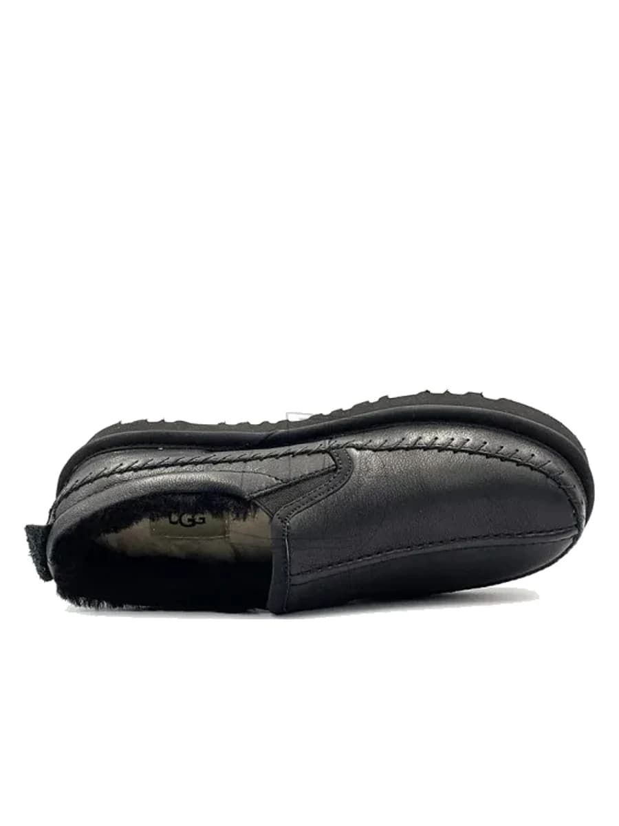 UGG Stitch Slip Leather Black — фото 5