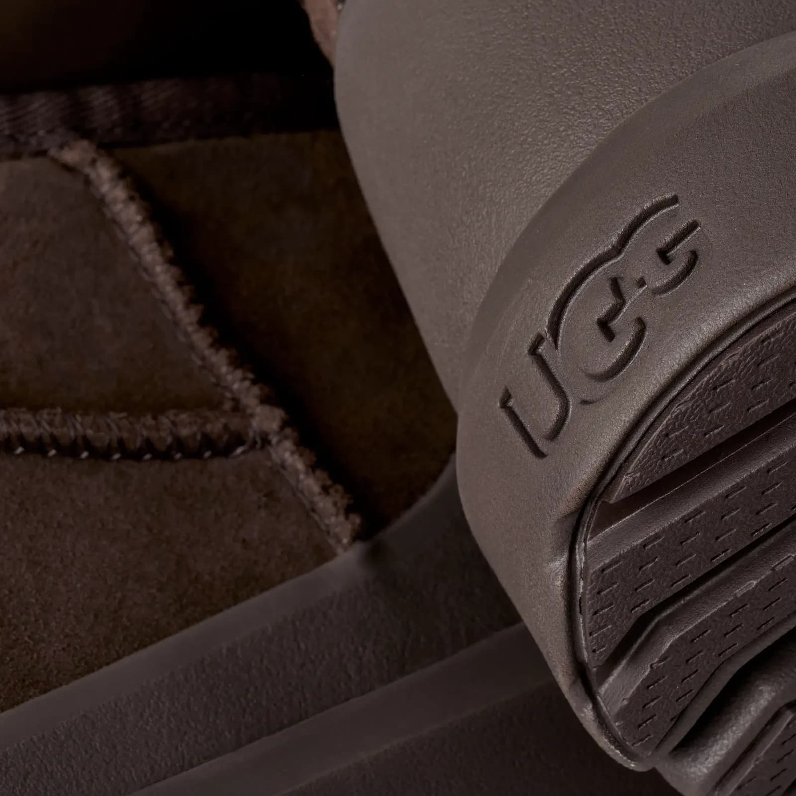 UGG Mens Classic Ultra Mini Weather Hybrid Chocolate — фото 5