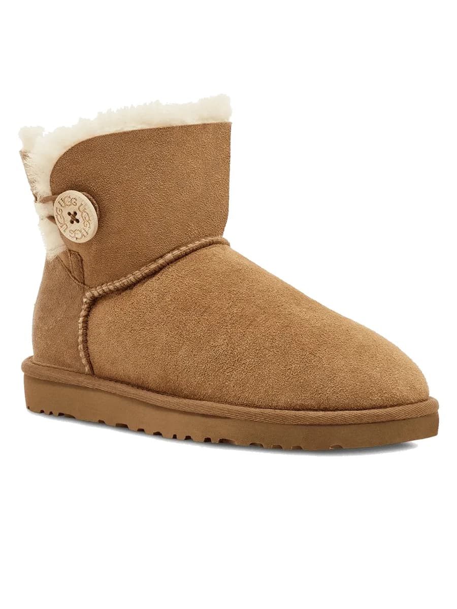 UGG Mini Bailey Button II Chestnut — фото 2