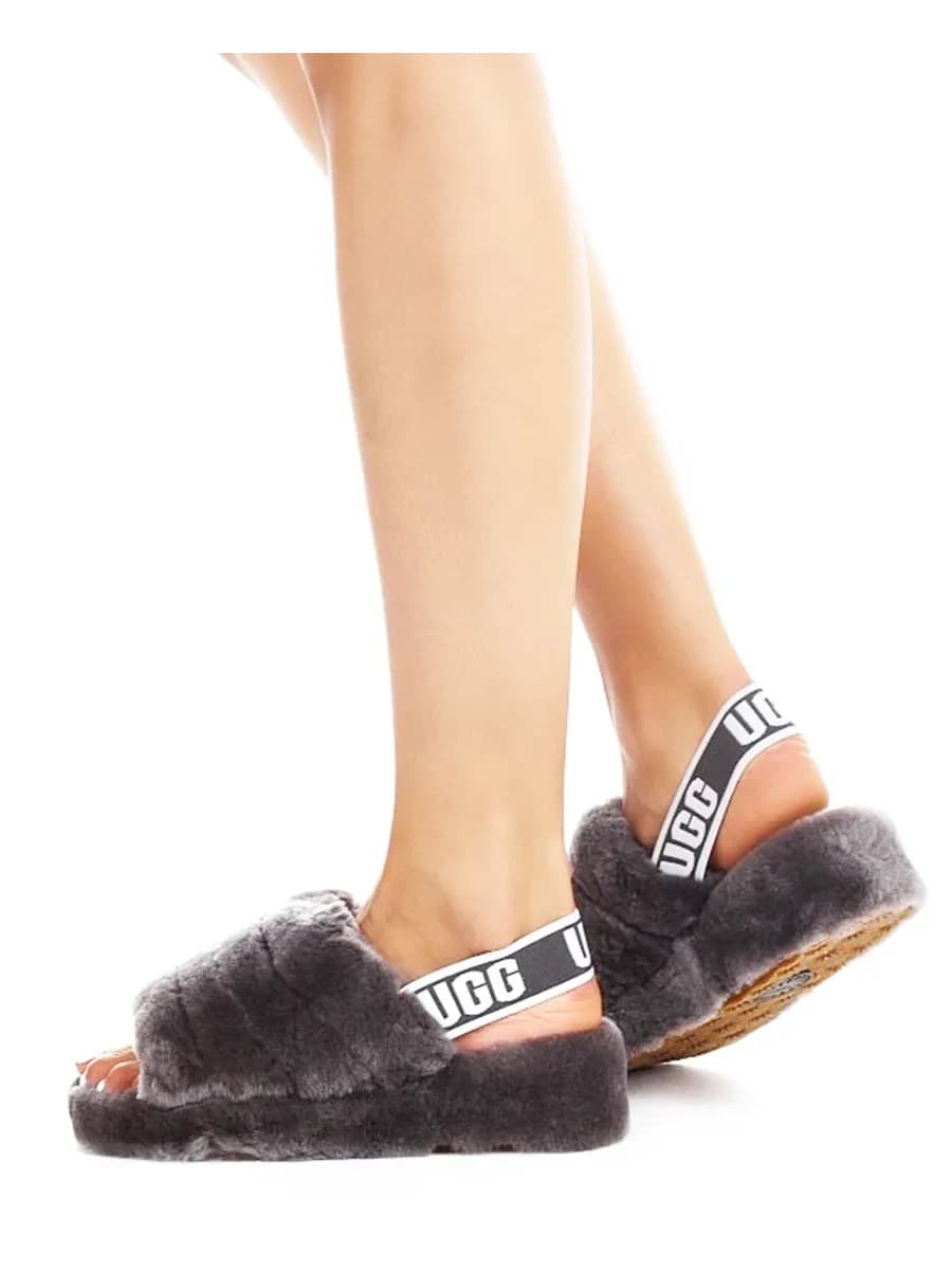 UGG Fluff Yeah Slide-Grey — фото 3