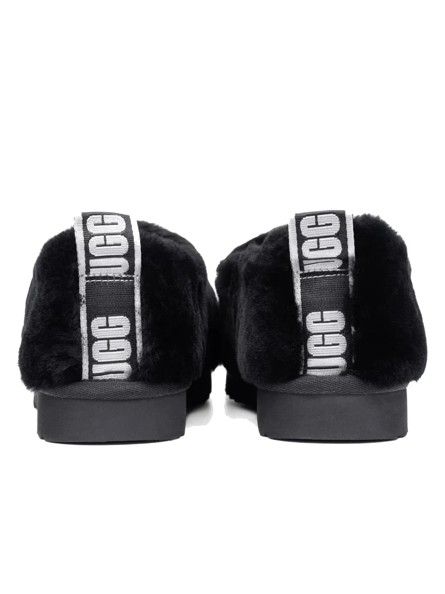 Ugg Hailey Fluff Slippers Black — фото 3