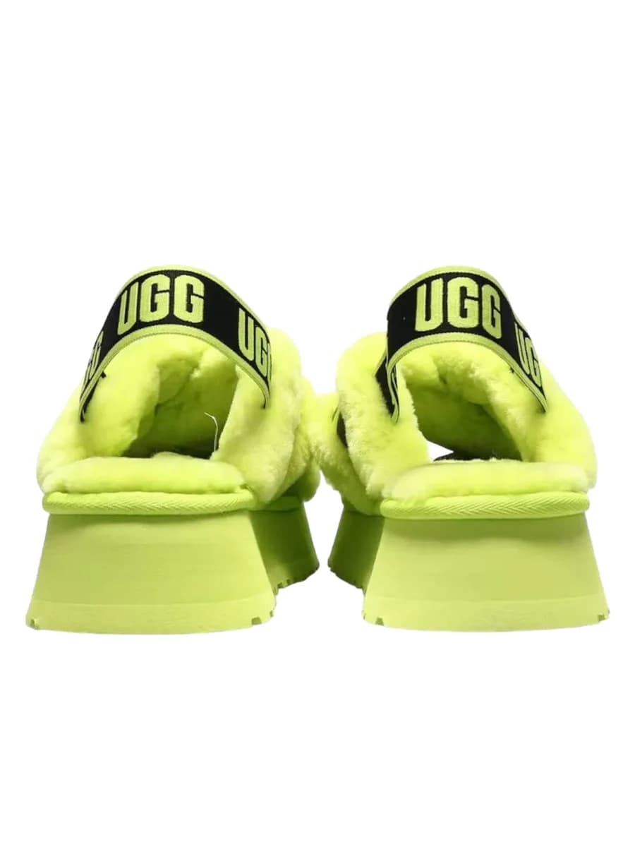 UGG W Disco Cross Slide Animalia Key Lime — фото 4