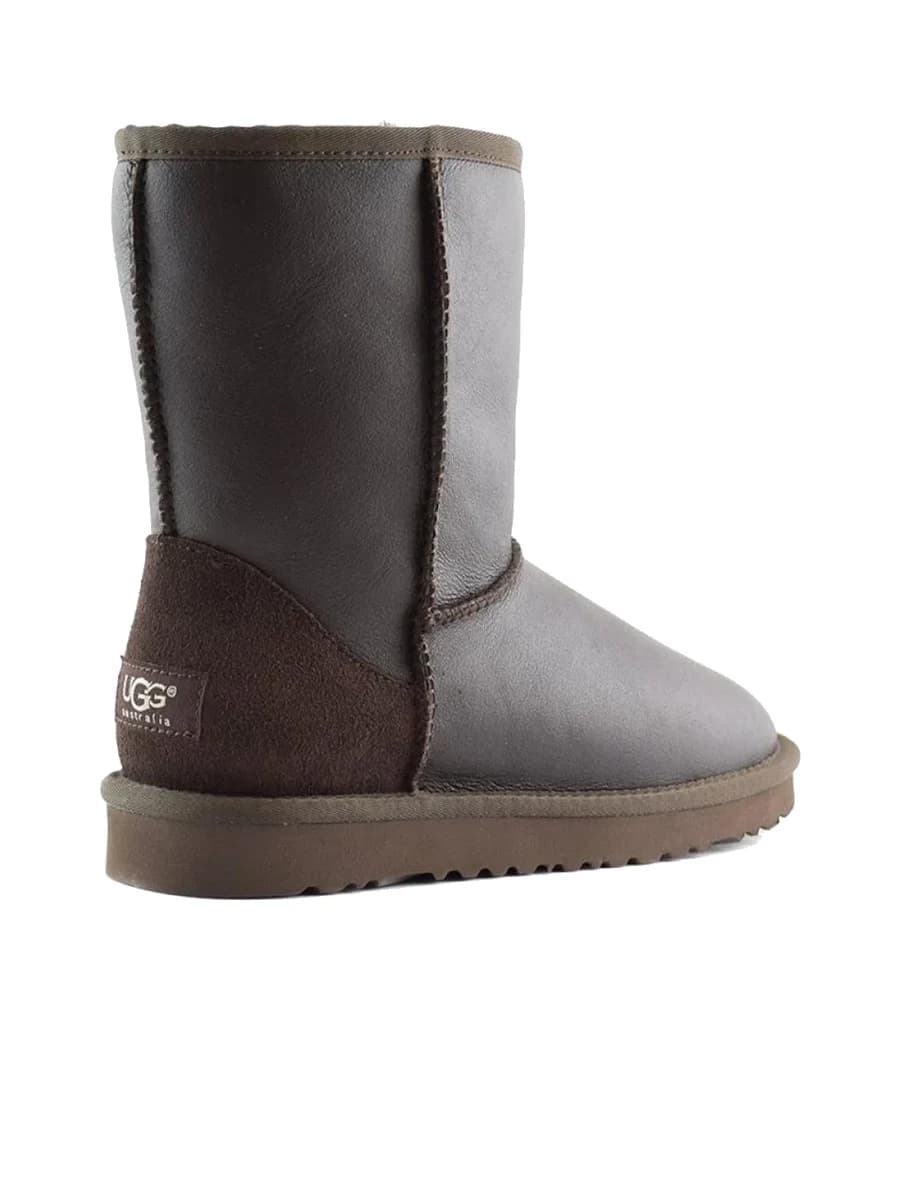 UGG Classic Short Metallic Chocolate — фото 4