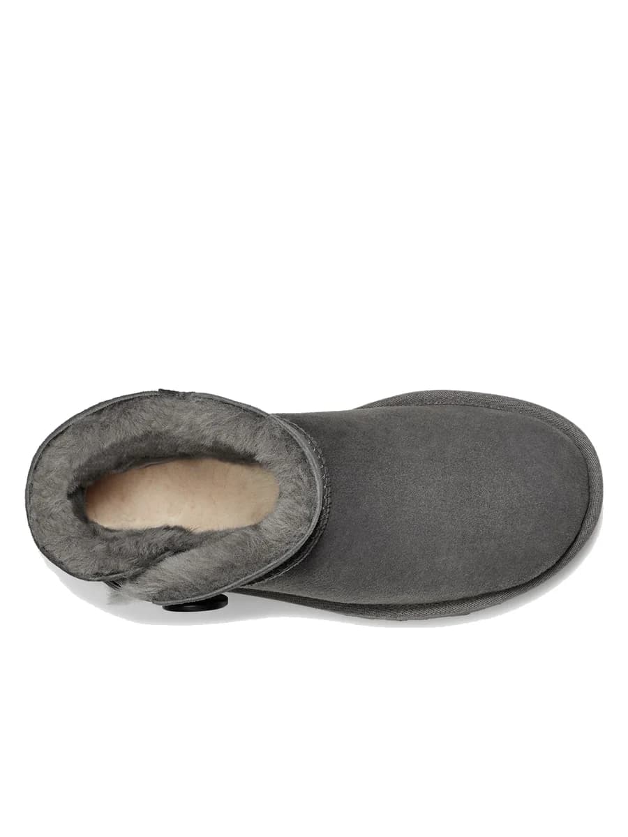 UGG Mini Bailey Button II Grey — фото 5