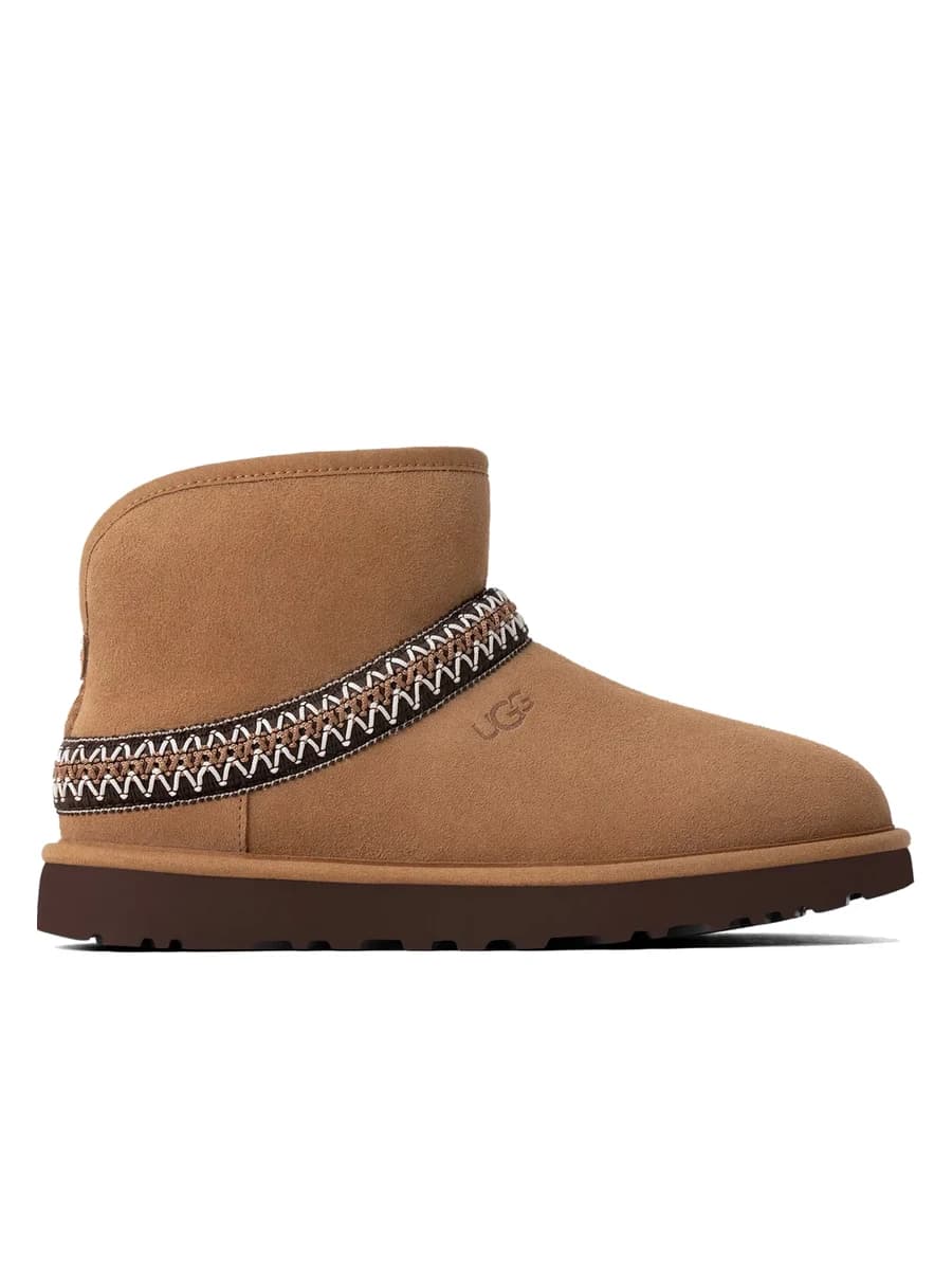 UGG Classic Mini Cresent Chestnut