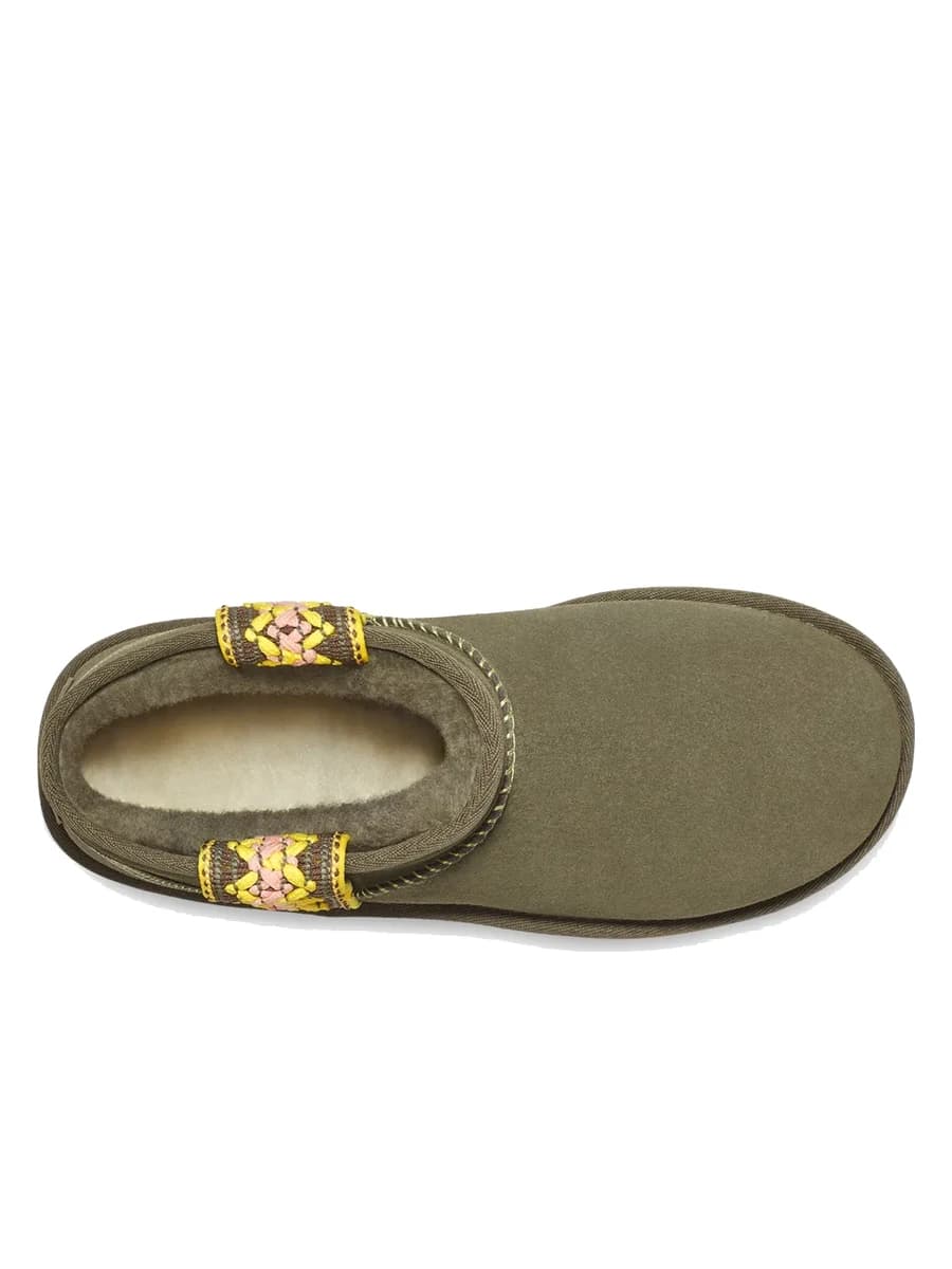 UGG Classic Ultra Mini Braid Platform Burnt Olive — фото 5