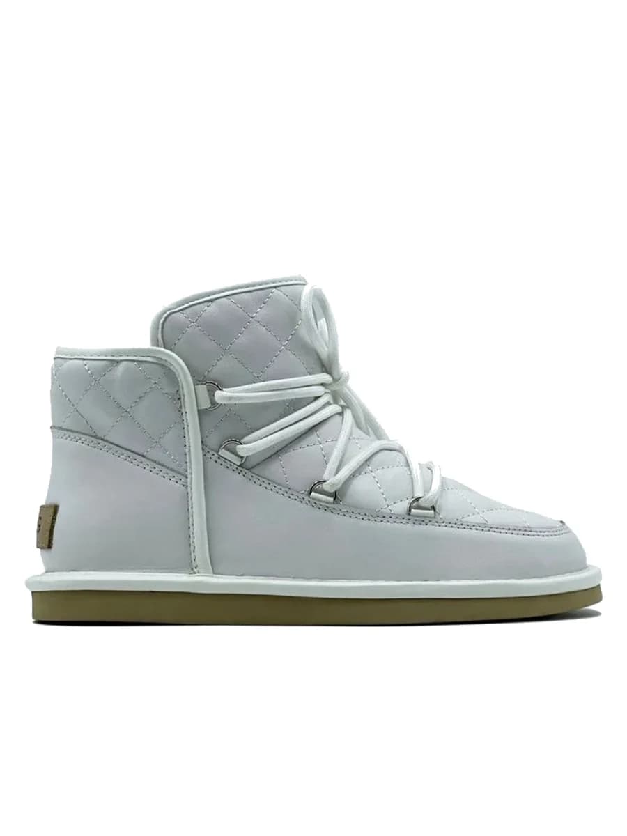 UGG Lodge Mini Leather White
