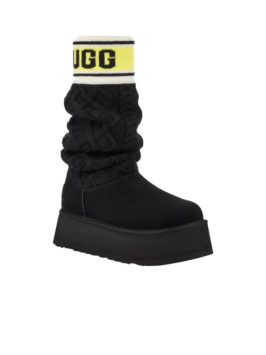 UGG Classic Sweater Letter Black — фото 4
