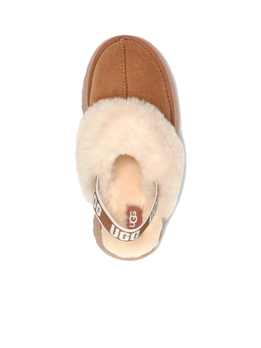 UGG Funkette Suede Platform Chestnut — фото 5