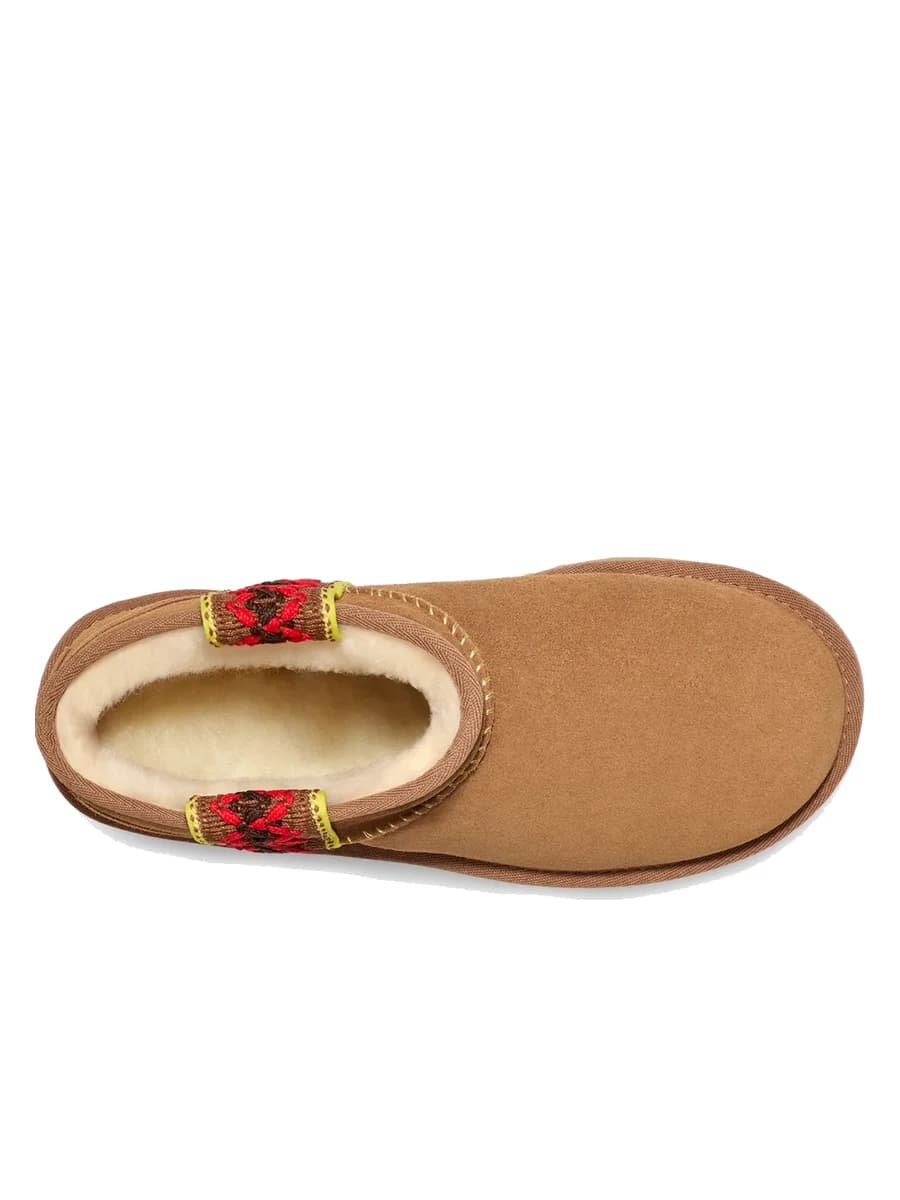 UGG Classic Ultra Mini Braid Platform Chestnut — фото 5
