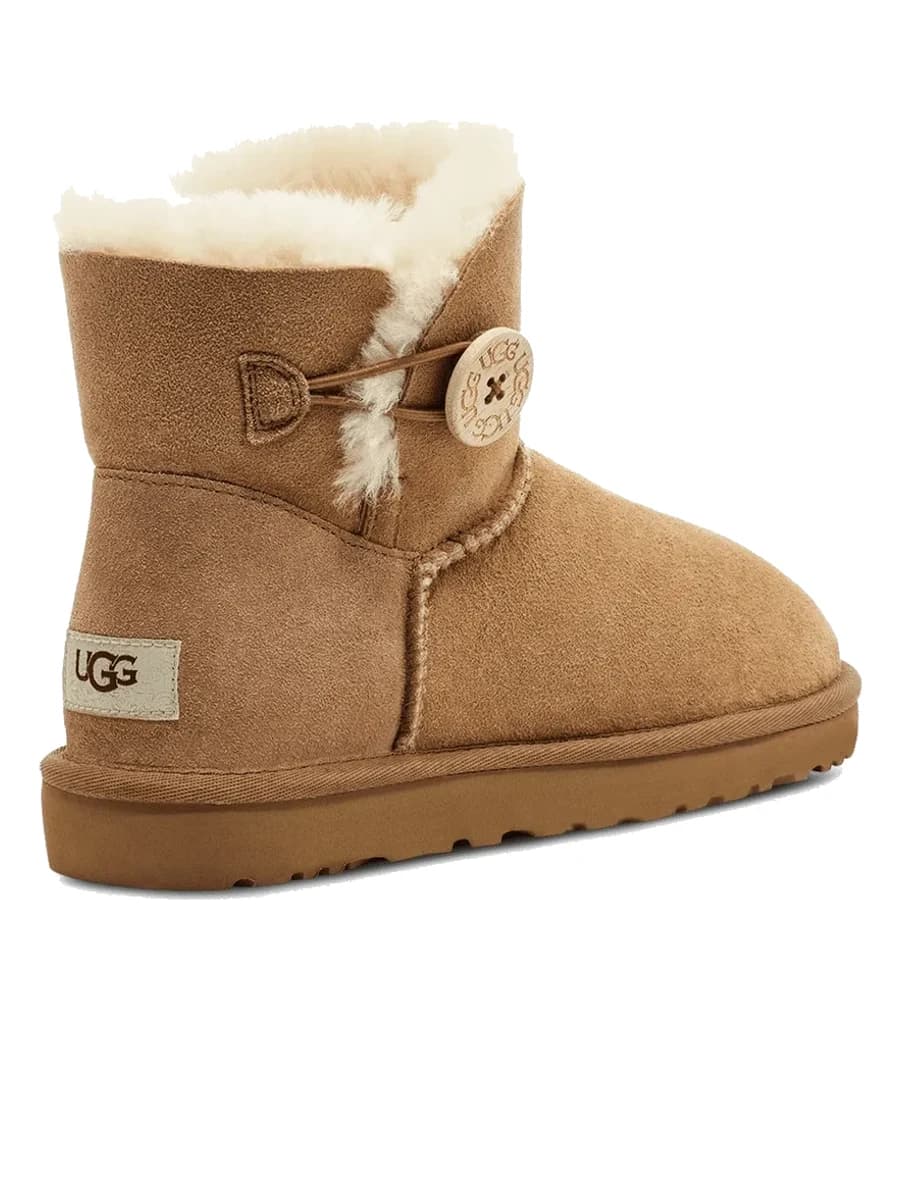 UGG Mini Bailey Button II Chestnut — фото 4