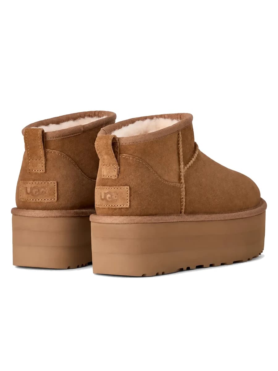 UGG Classic Ultra Mini Platform Chestnut — фото 4