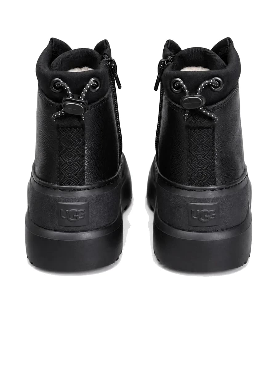 UGG Kids Neumel Weather Hybrid Leather Black — фото 3