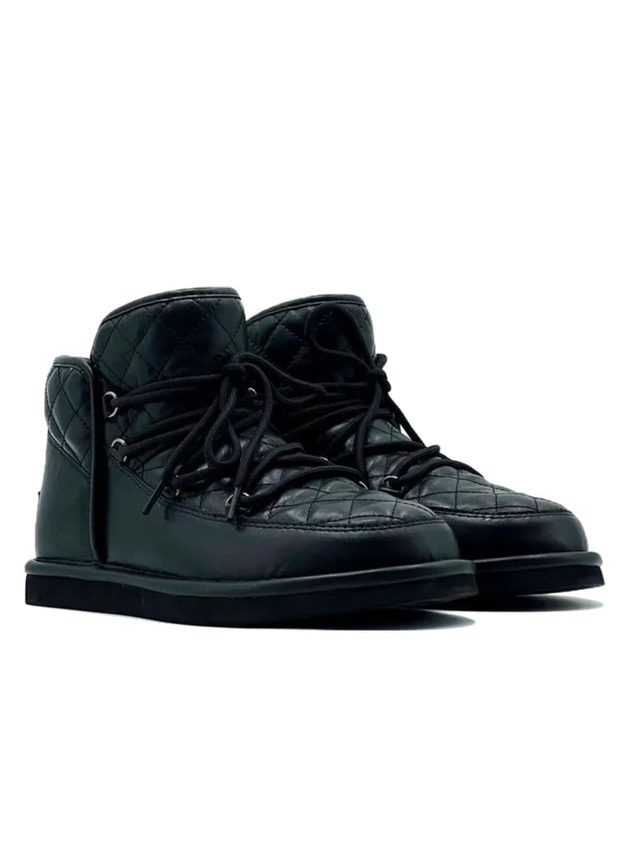 UGG Lodge Mini Leather Black