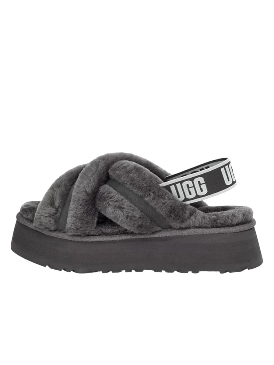 UGG W Disco Cross Slide Grey — фото 4
