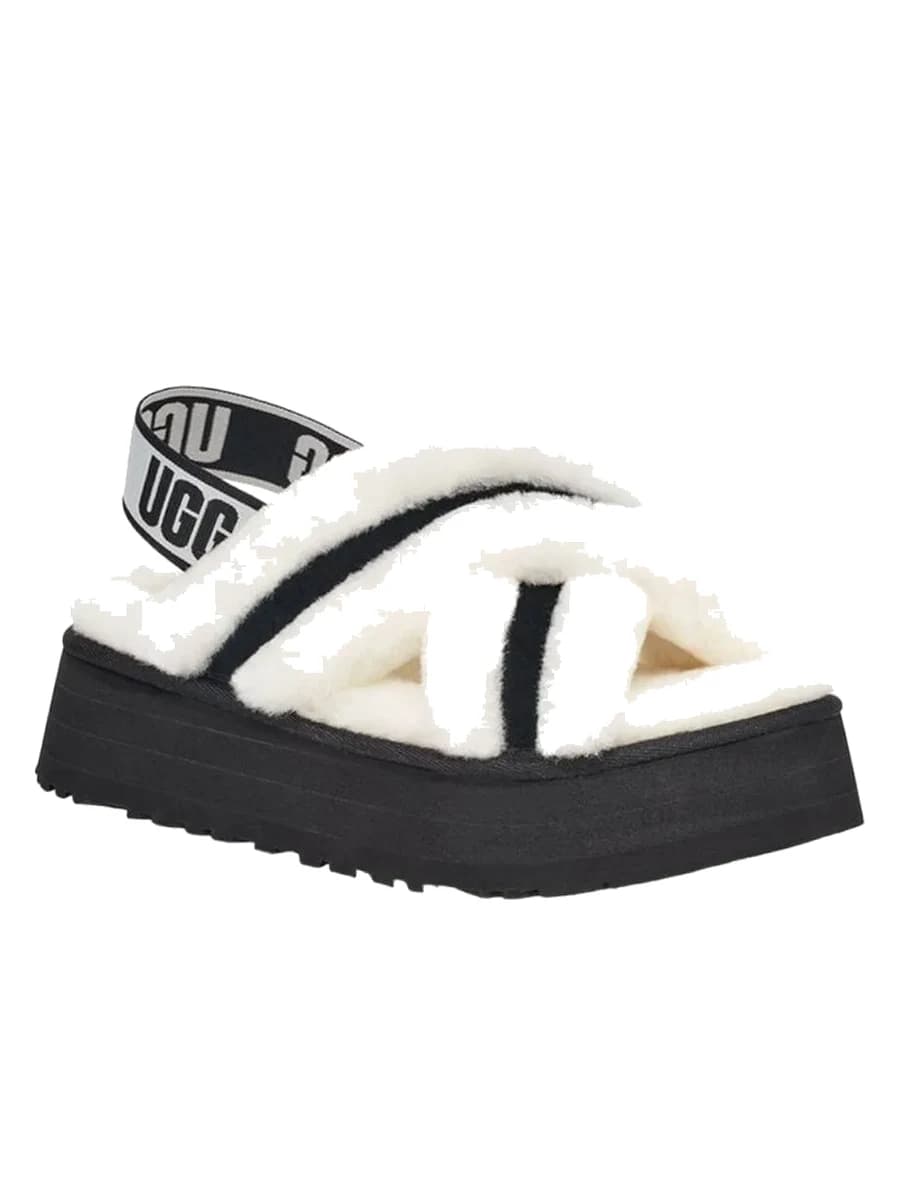 UGG W Disco Cross Slide White — фото 2