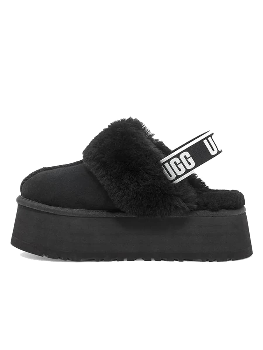 UGG Funkette Suede Platform Black — фото 3