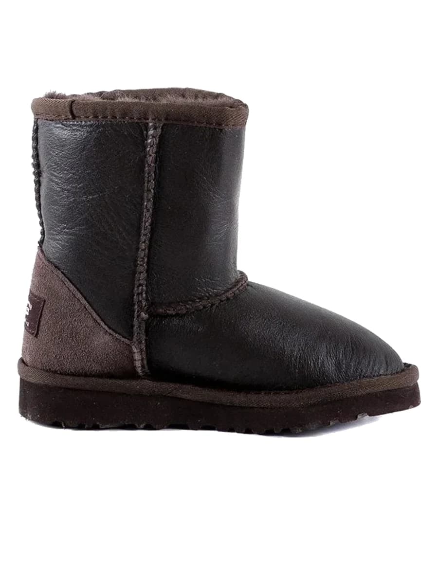 UGG Kids Classic Short Metallic Chocolate — фото 3