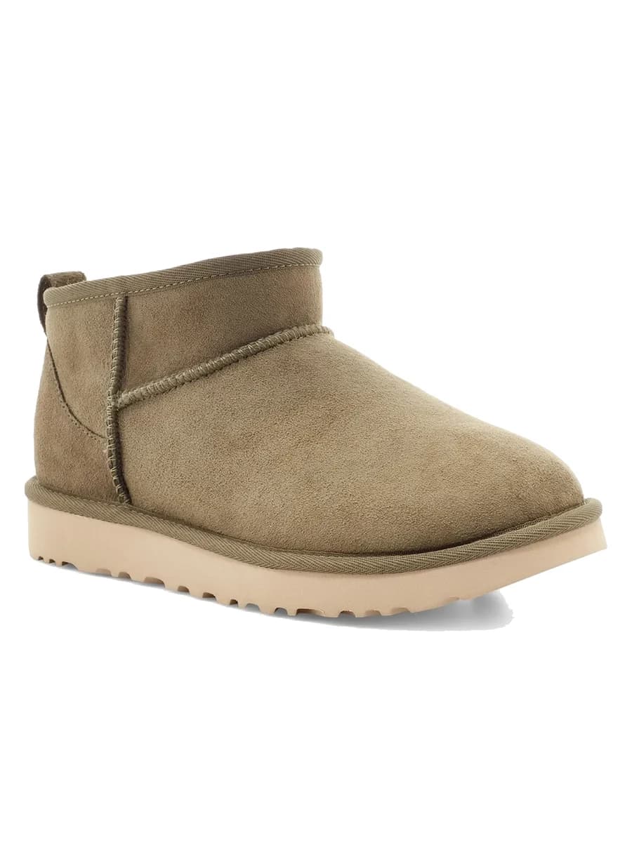 UGG Classic Ultra Mini II Khaki — фото 2