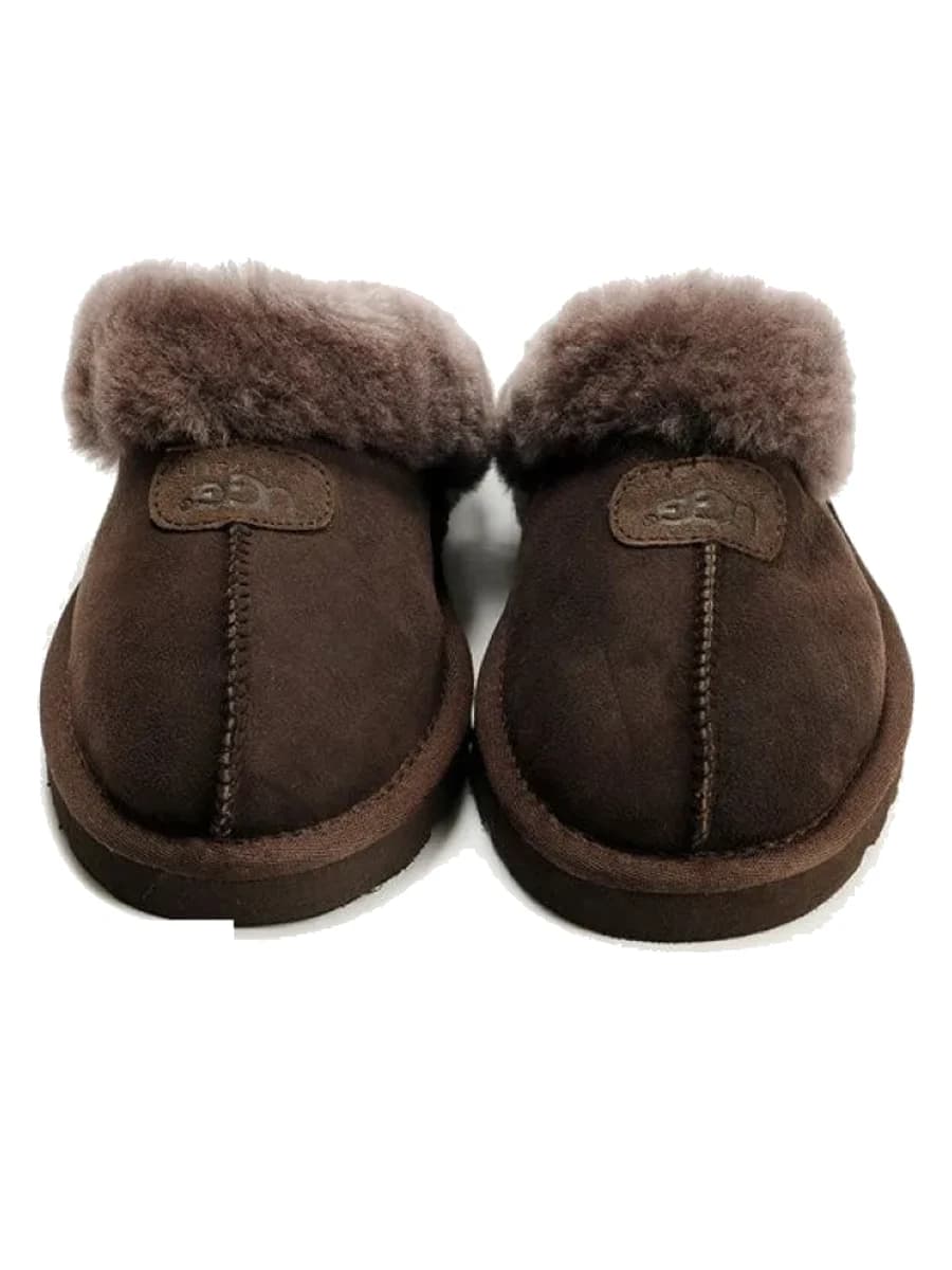 UGG Slippers Scufette Chocolate — фото 4