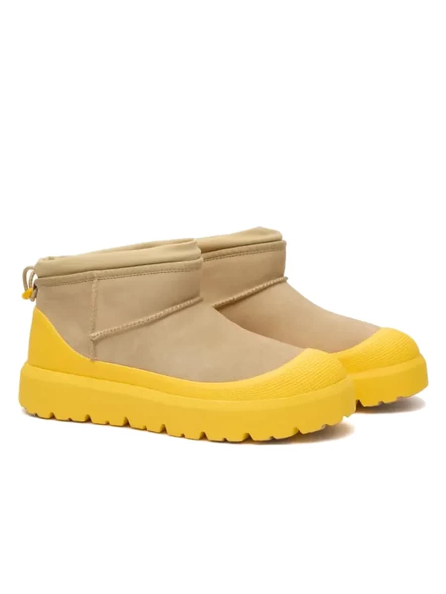 UGG Mens Classic Ultra Mini Weather Hybrid Mustard Seed / Summer Wheat — фото 2