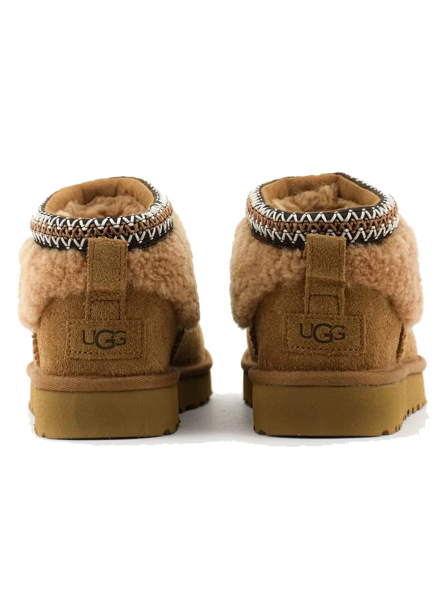 UGG Ultra Mini Lack Maxi Curly Boot Chestnut — фото 3