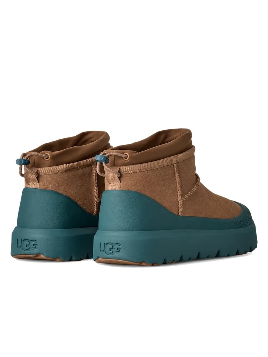 UGG Classic Ultra Mini Weather Hybrid Chestnut Marina Blue — фото 4
