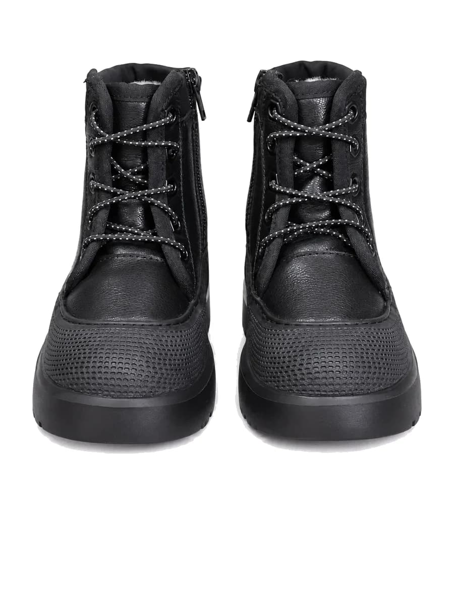 UGG Kids Neumel Weather Hybrid Leather Black — фото 2