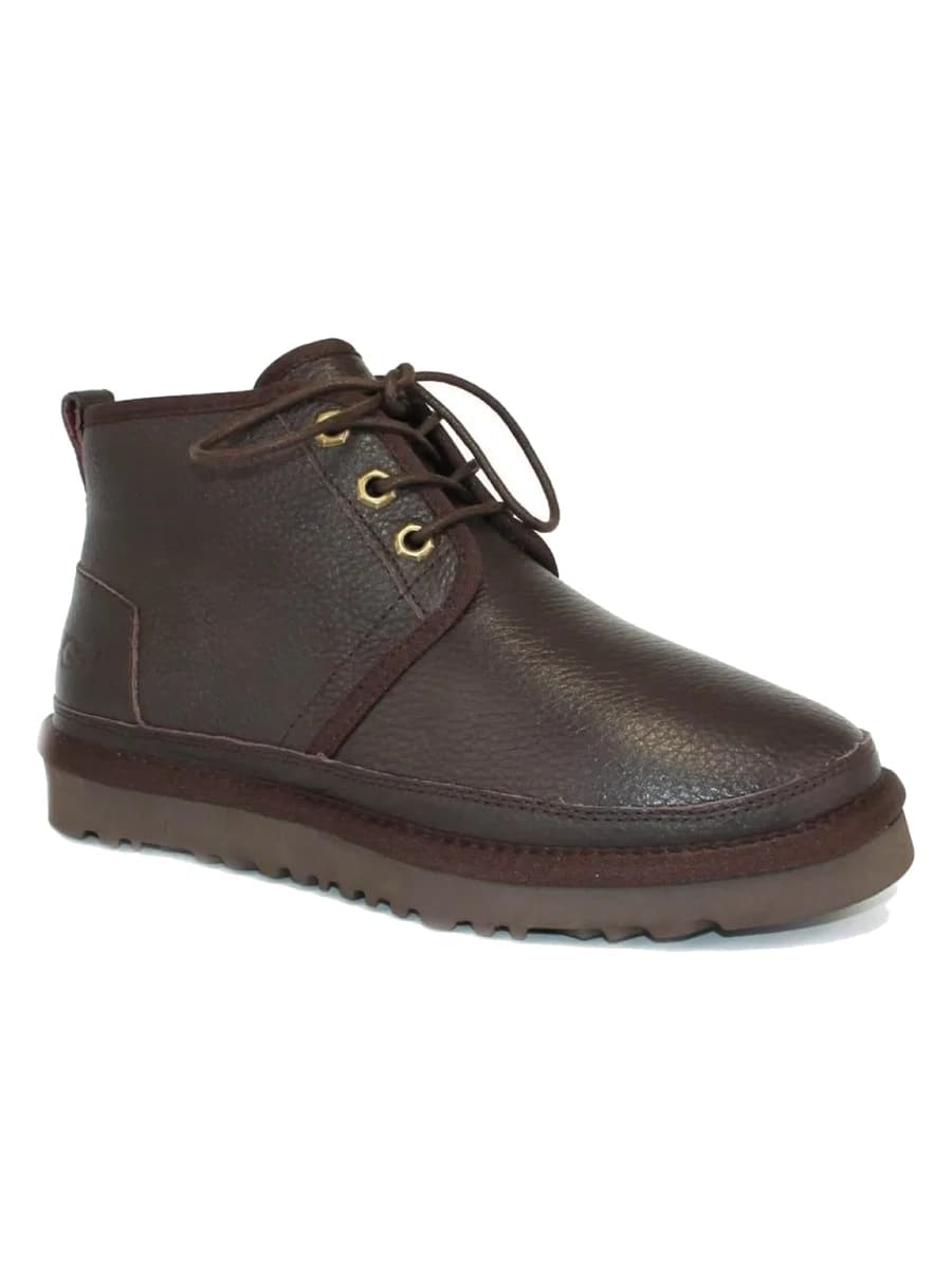 UGG Neumel Leather Chocolate — фото 4