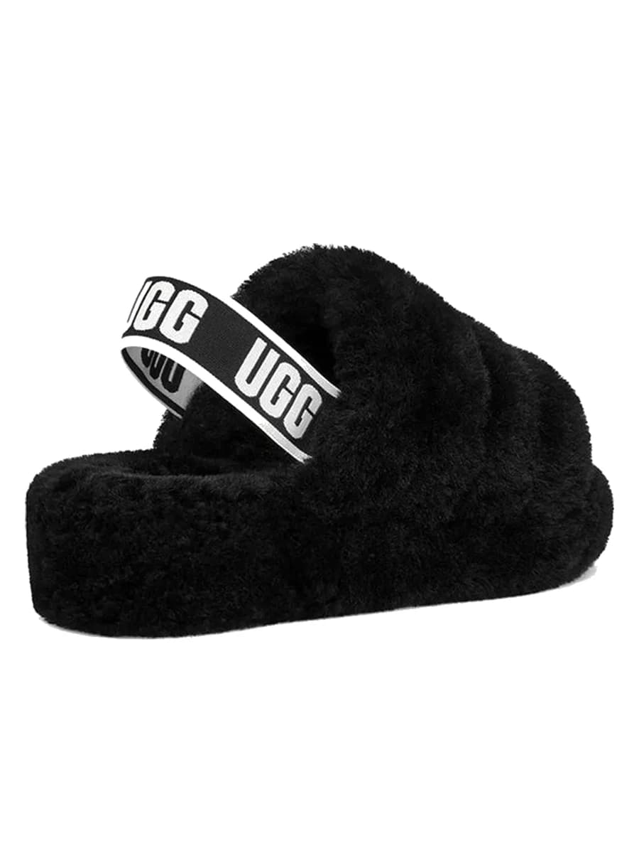 UGG Fluff Yeah Slide-Black — фото 3