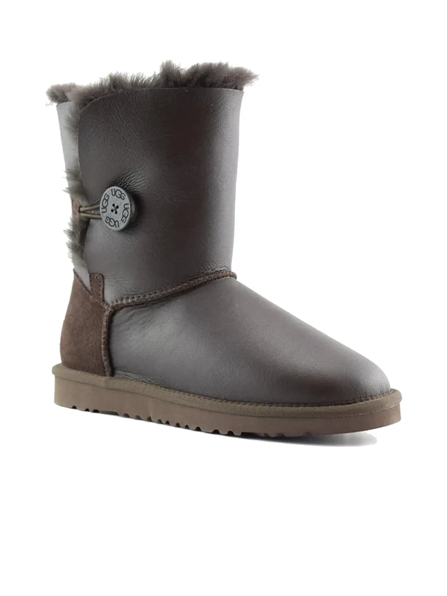 UGG Bailey Button Metallic Chocolate — фото 4